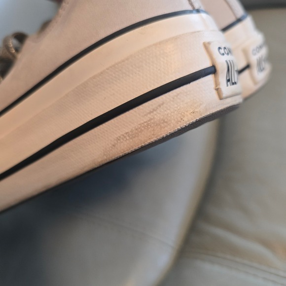 Converse Chuck Taylor All Star Lift Grey Leather Platform 565857C Women's size 9 - Picture 9 of 9